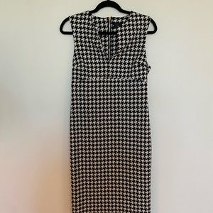 Black/White Houndstooth Dress